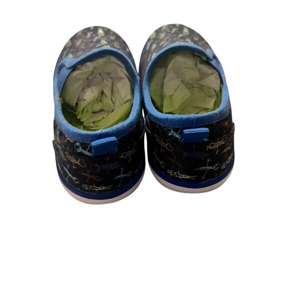 Livie & Luca Kids Slip-On Shoes Navy People Print Navy Size 11 NIB - Picture 3 of 6